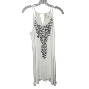 Amiani White and Black Dress Size L